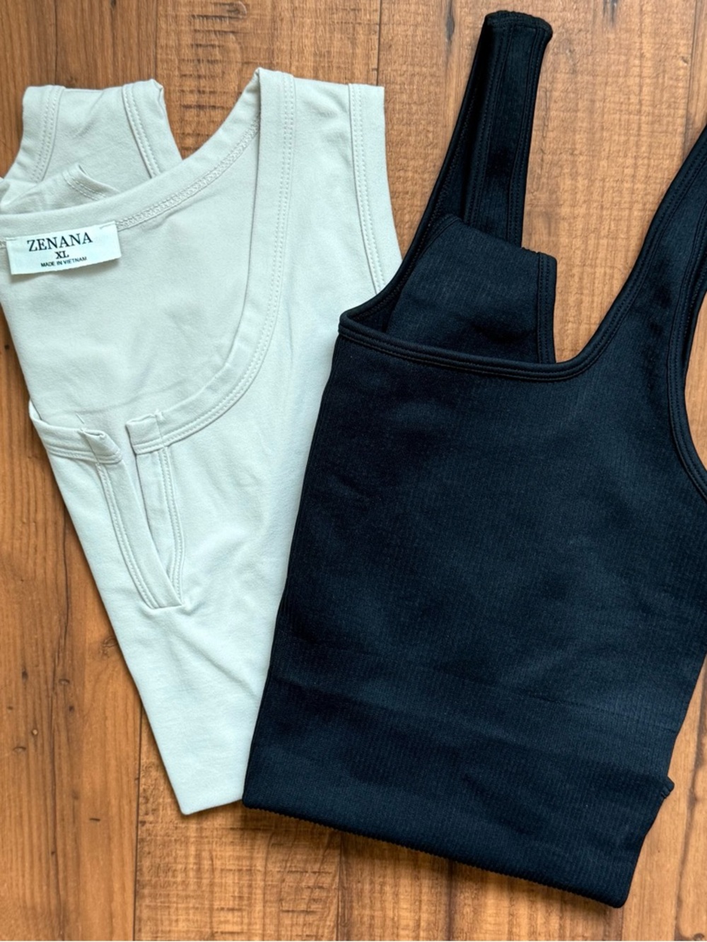 Zenana & OQQ Bodysuit Duo NWOT